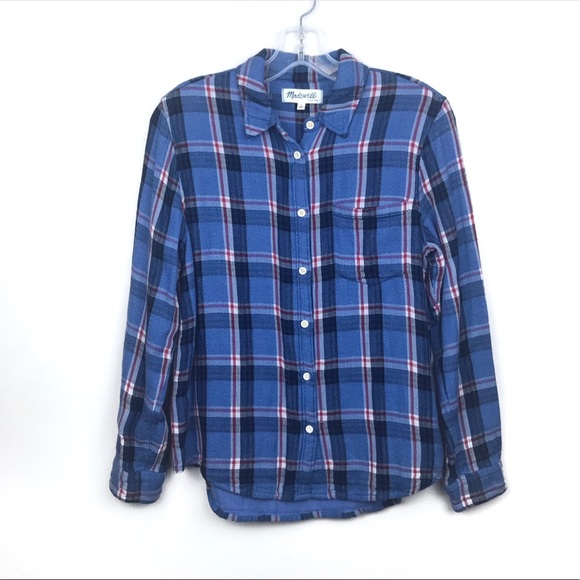Madewell | Plaid Button Up Cozy Shirt/Flannel S - Picture 2 of 8